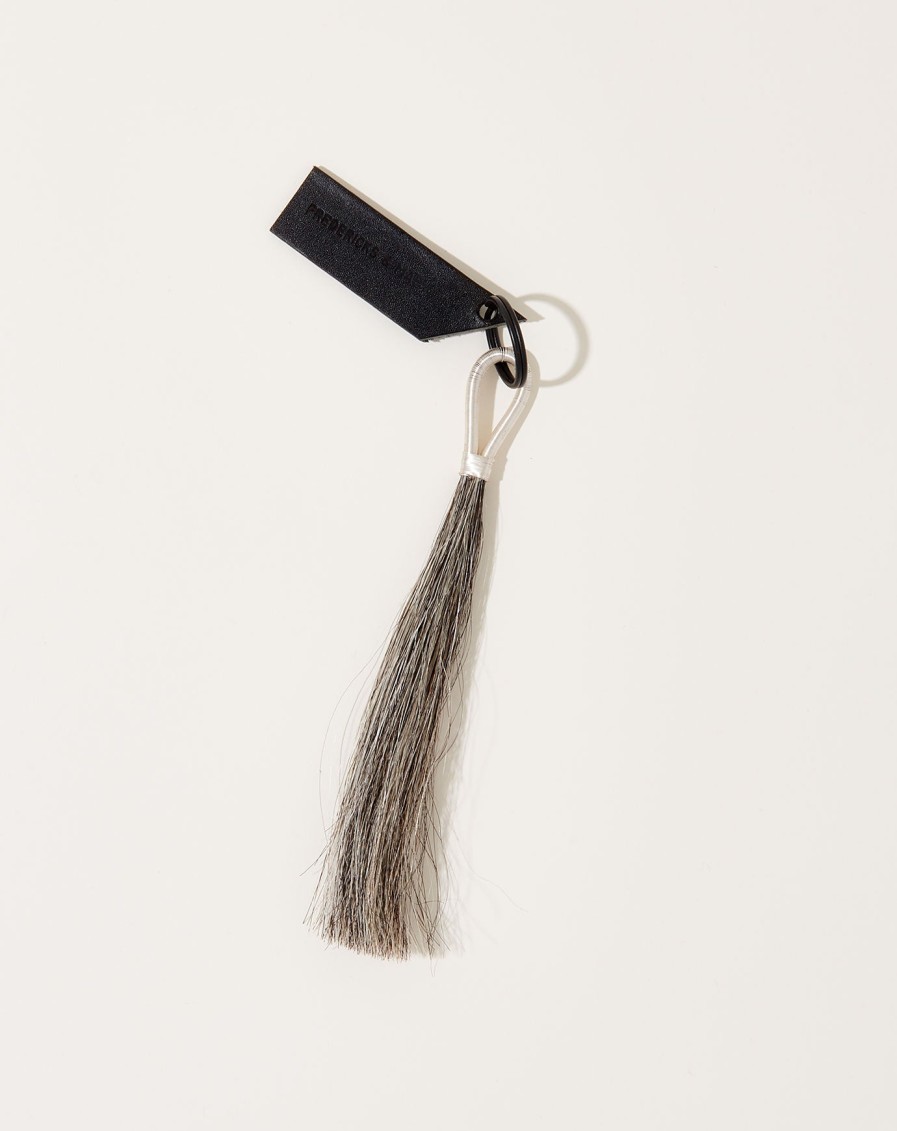 Home Fredericks and Mae | Wire Tassel Keychain In Silver