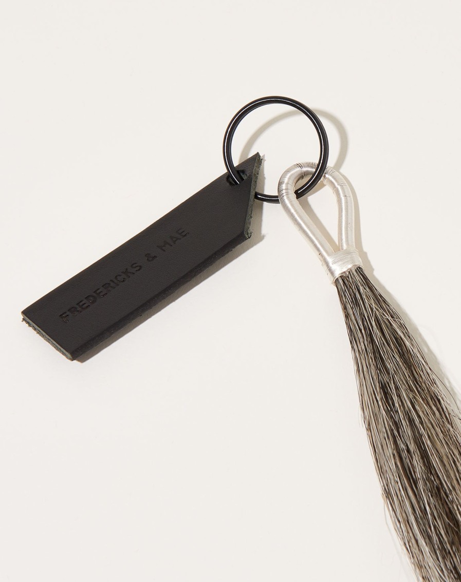 Home Fredericks and Mae | Wire Tassel Keychain In Silver