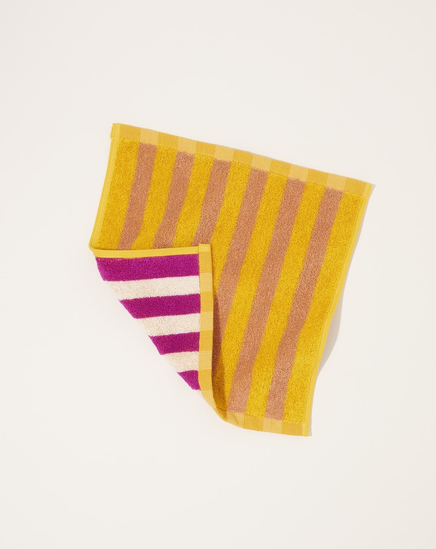 Home Dusen Dusen | Washcloth In Meadow Stripe