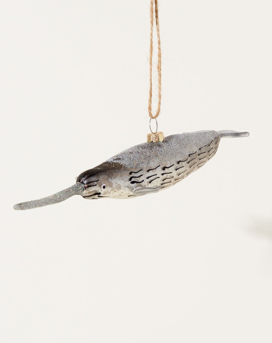 Home Cody Foster | Narwhal Ornament In Silver