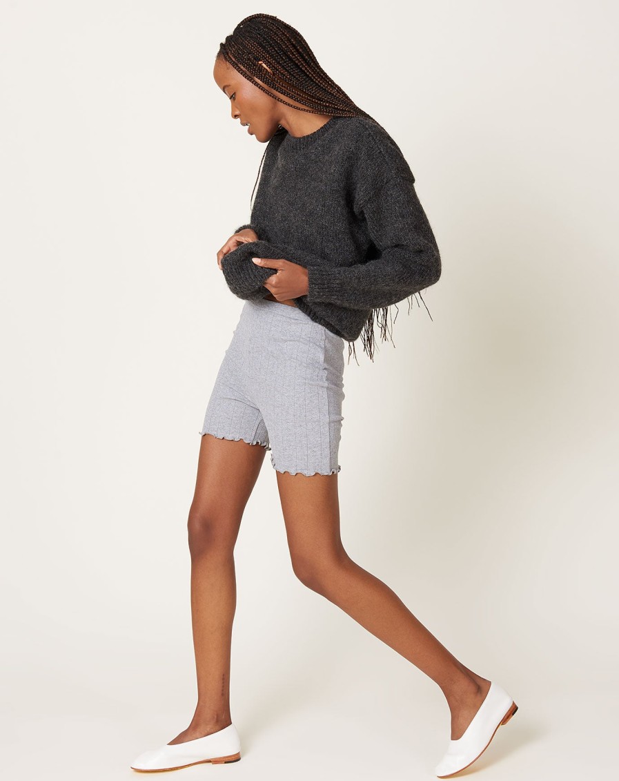 Apparel Skall Studio | Edie Shorts In Grey Melange