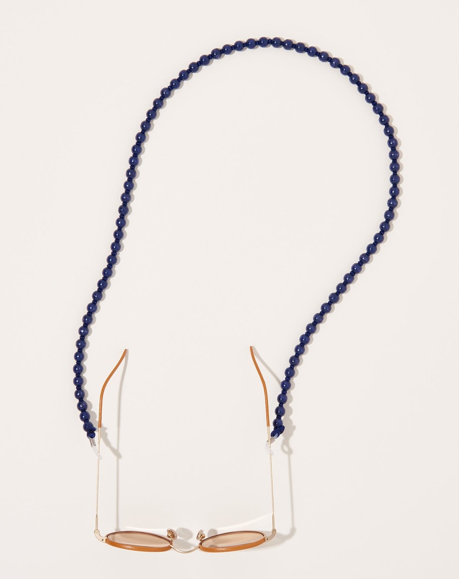 Accessories Ina Seifart | Brillenkette Eyeglass Chain In Blueberry