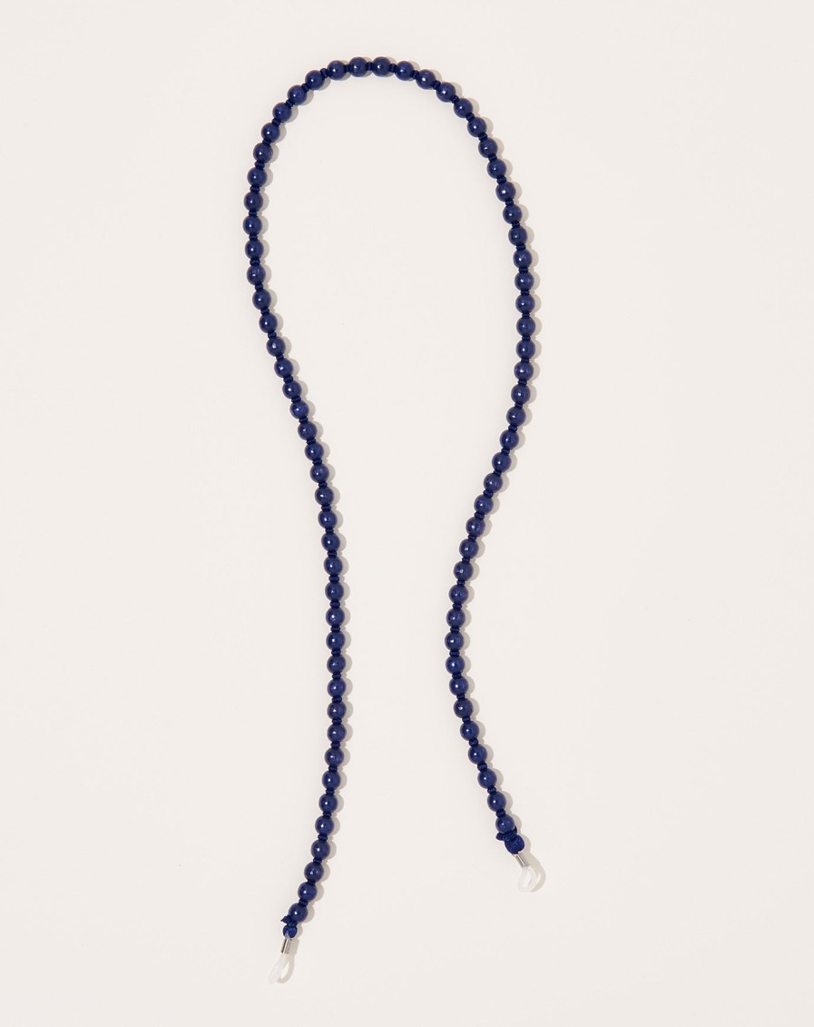 Accessories Ina Seifart | Brillenkette Eyeglass Chain In Blueberry