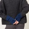 Accessories Nishiguchi Kutsushita | Wool Hand Warmers In Deep Blue