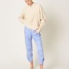 Apparel Zero + Maria Cornejo | Cropped Akeo Pant In Rio Blue