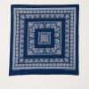 Accessories Kapital | Henna Cube Bandana In Navy