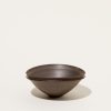 Home Monohanako | Medium Double Lip Bowl In Chocolate