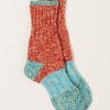 Accessories Kapital | 56 Slub Yarns Pop Socks In Red