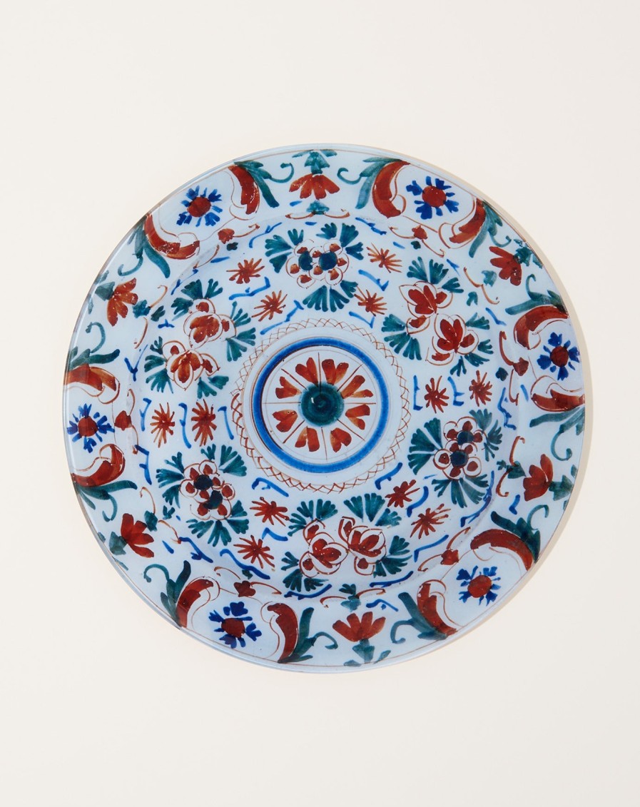 Home John Derian | Delft #7 13" Round Plate