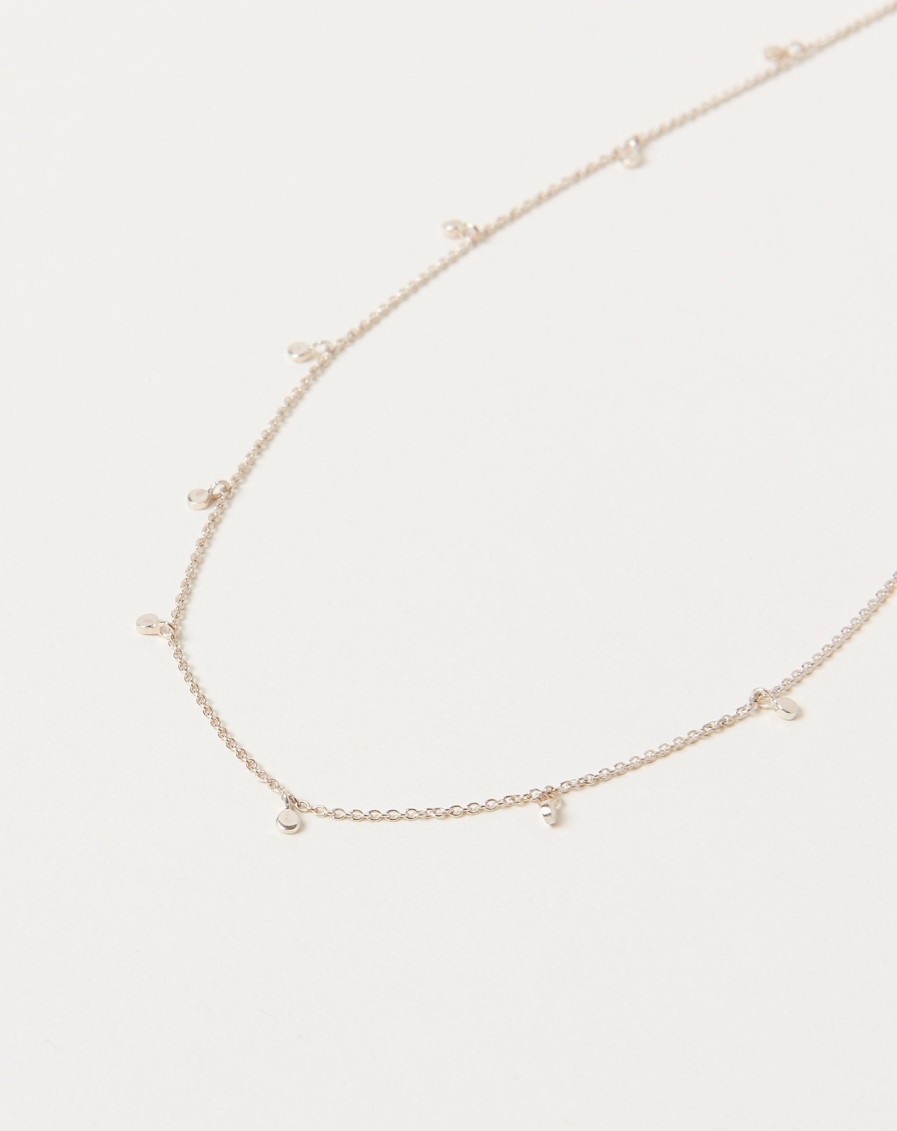 Accessories SCOSHA | Fairy Bead Necklace In Sterling Silver