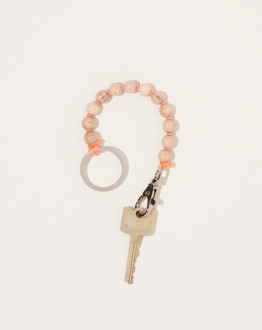 Accessories Ina Seifart | Perlen Short Keyholder In Natural On Peach