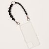 Accessories Ina Seifart | Handykette Short Iphone Holder In Black