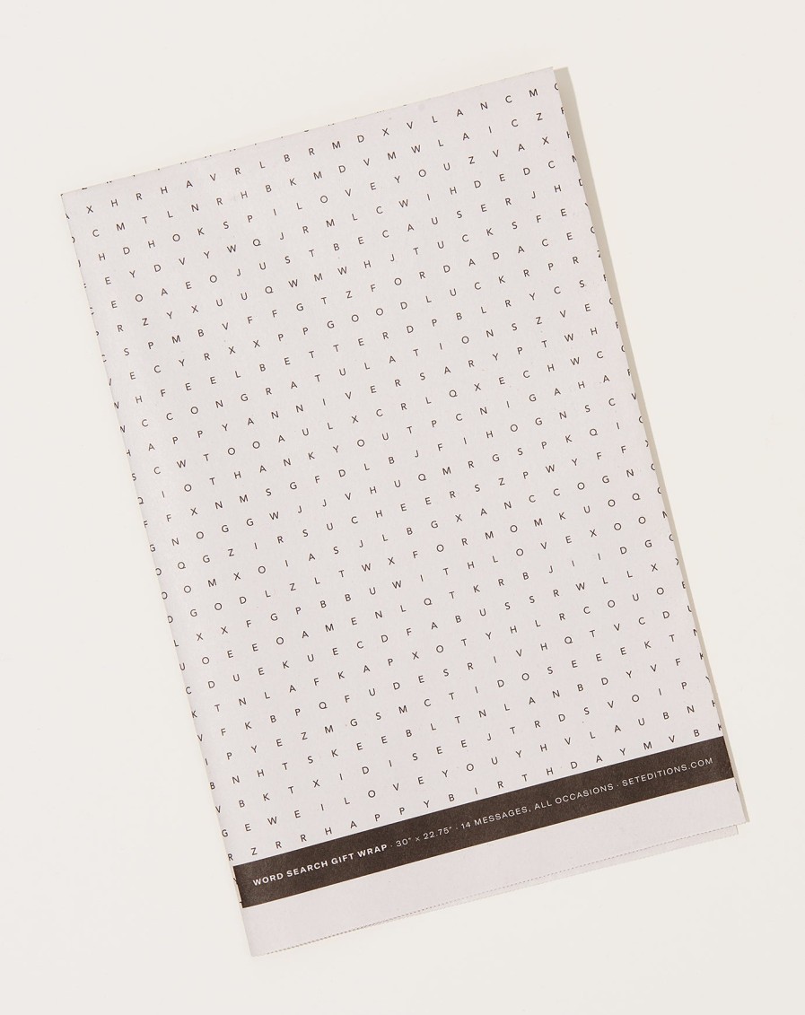 Home Set Editions | Word Search Gift Wrap