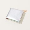 Accessories Carmine | Metal One Wallet In Silver & Neon