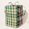 Accessories Amiacalva | Large Easy Bag In Plaid Green