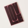 Home Noat | Big Love Card In Rose Hip