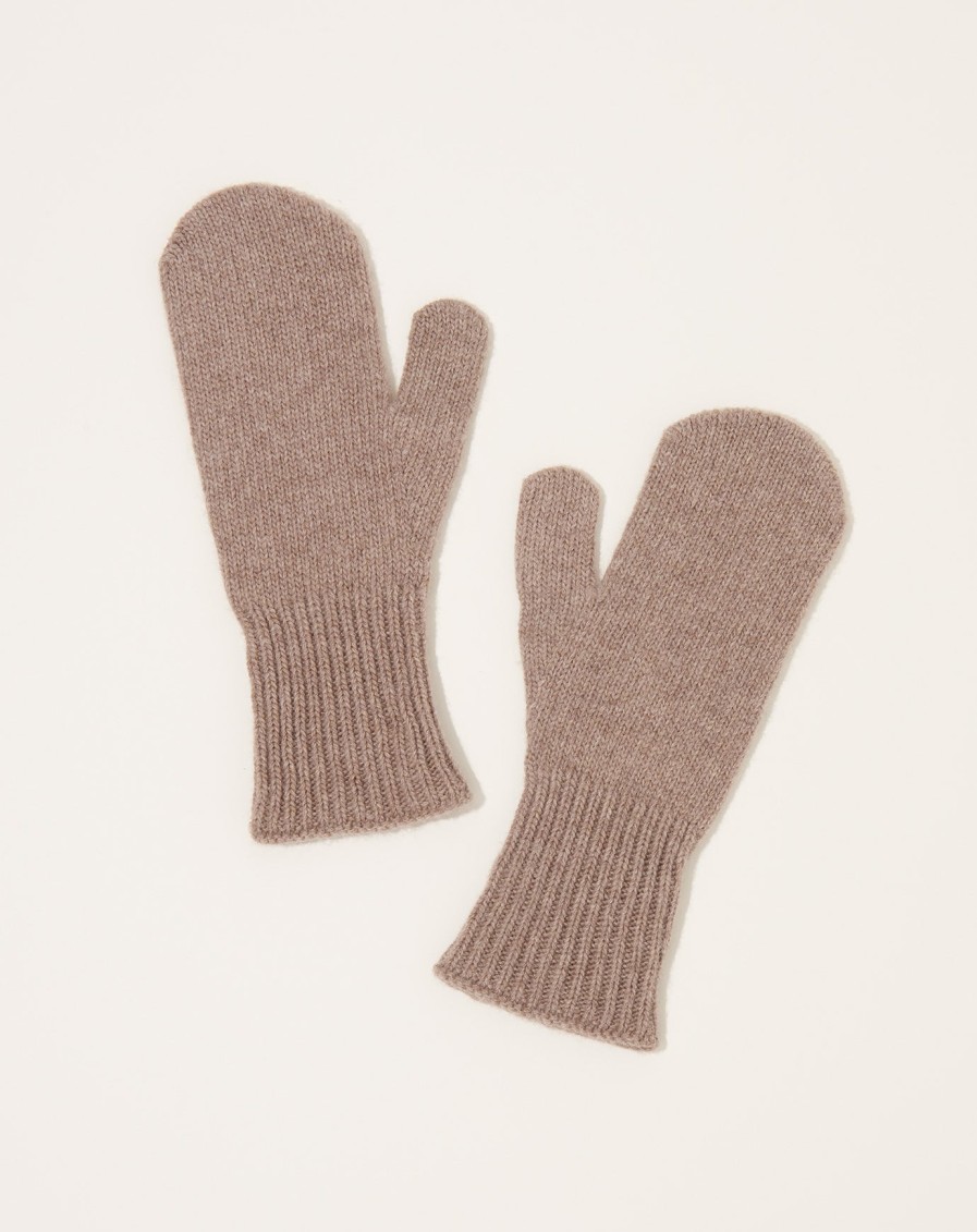 Accessories Skall Studio | Cleo Mittens In Light Brown