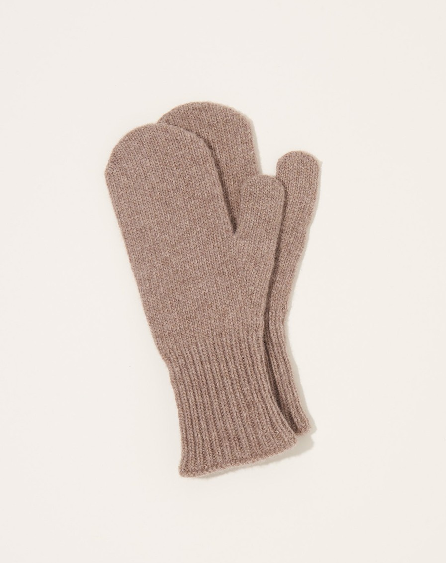 Accessories Skall Studio | Cleo Mittens In Light Brown