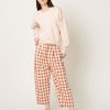 Apparel Caron Callahan | Joseph Pant In Terra Cotta Gingham