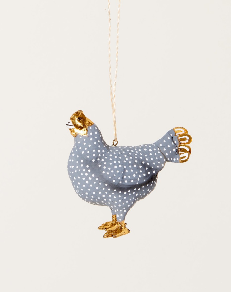 Home Cody Foster | Merriment Hen Ornament In Grey