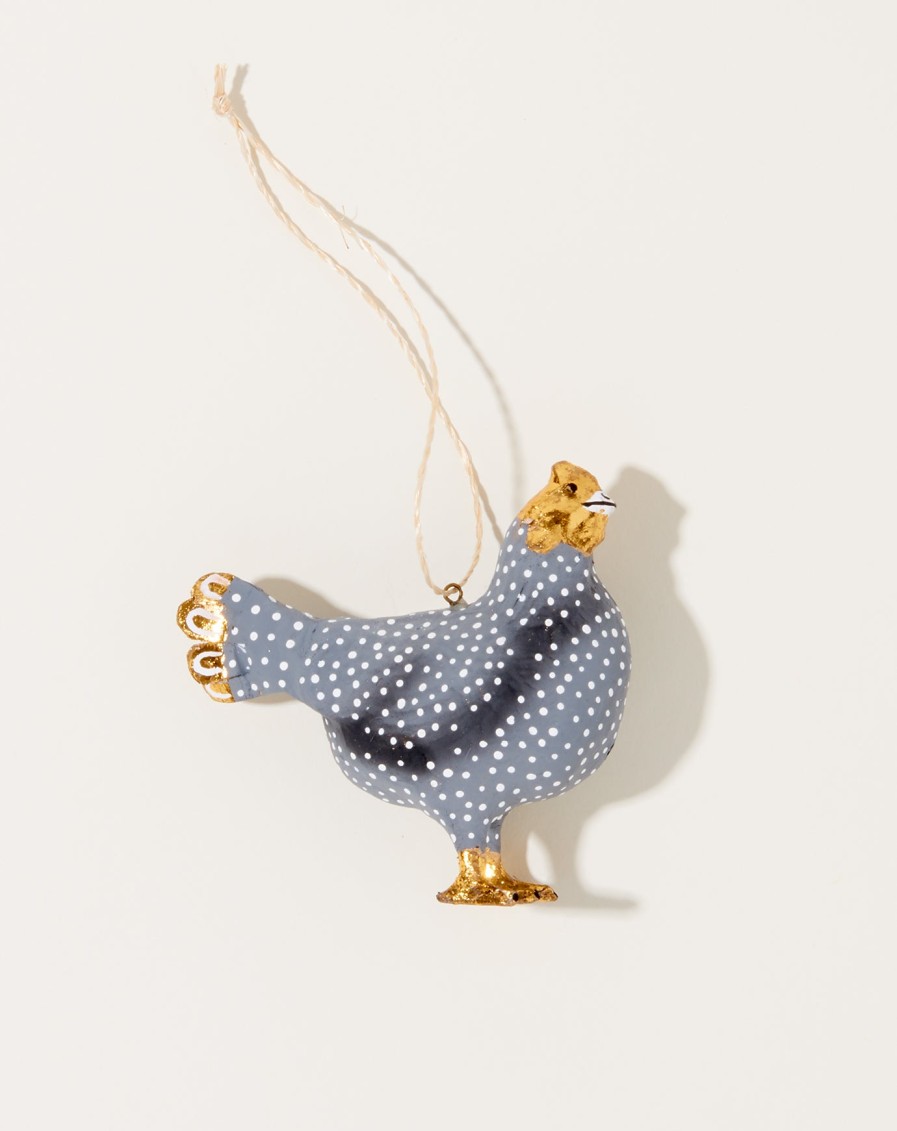 Home Cody Foster | Merriment Hen Ornament In Grey