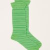 Accessories Babaco | Crushed Socks In Lime Green