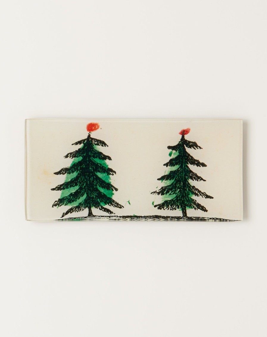 Home John Derian | 2 Trees Rectangular Tray