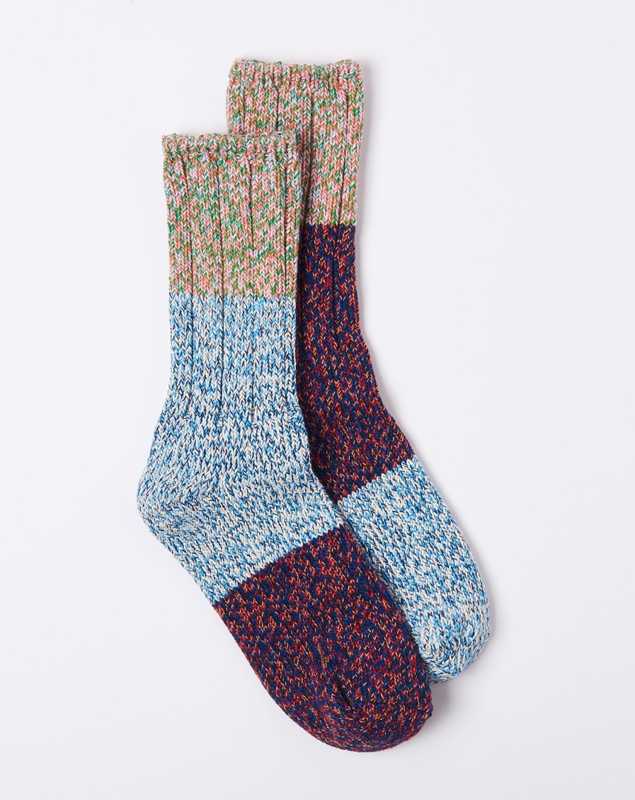 Accessories Kapital | Asymmetry Gogh Socks In Green