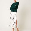 Apparel Maria McManus | Box Pleat Slit Skirt In Rainforest