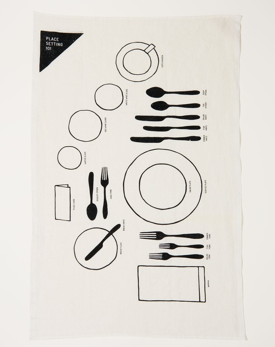 Home Sir Madam | Place Setting Tea Towel