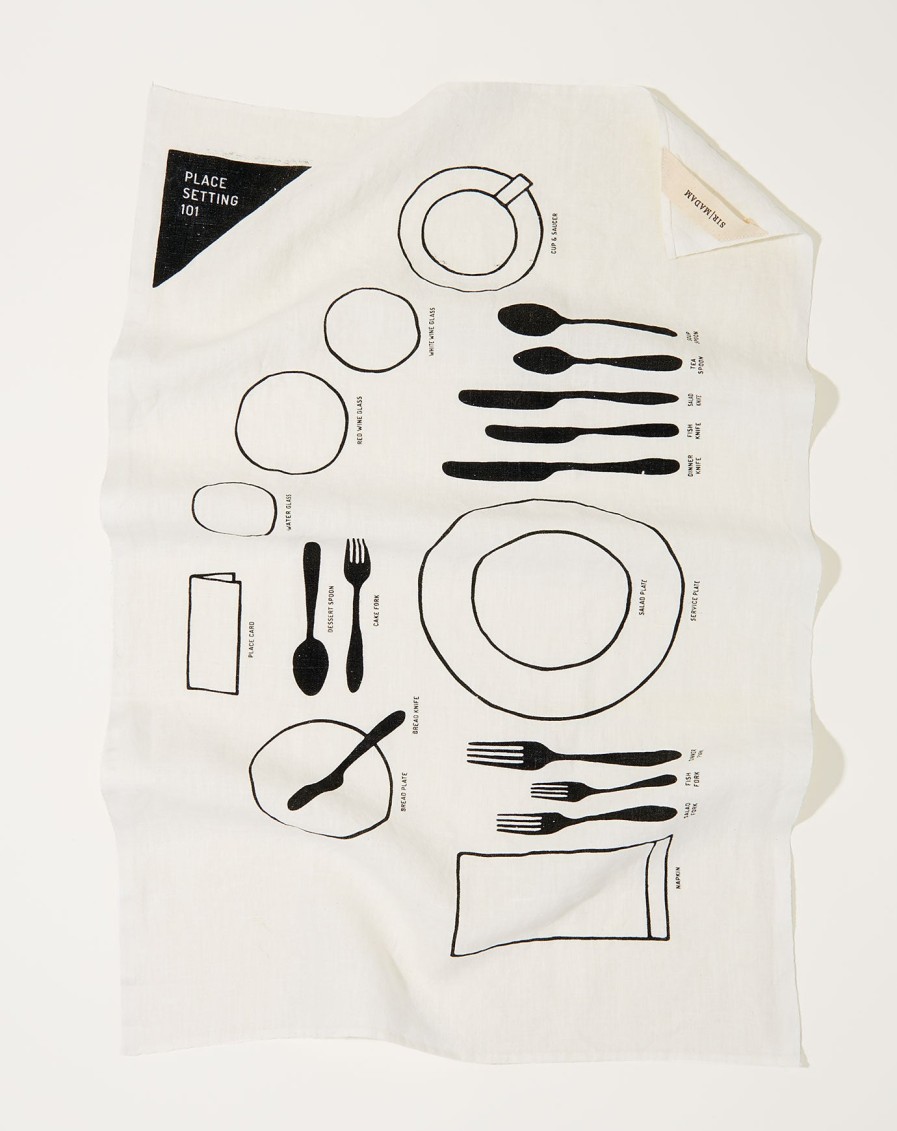 Home Sir Madam | Place Setting Tea Towel