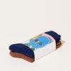 Accessories Babaco | 2 Pairs Of Recycled Cotton Heavy Socks In Pansy