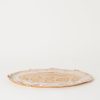 Home Minh Singer | X-Large Ambrosia Oval Platter With Lilac Crust In Beach