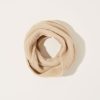 Accessories Nishiguchi Kutsushita | Merino Snood In Beige