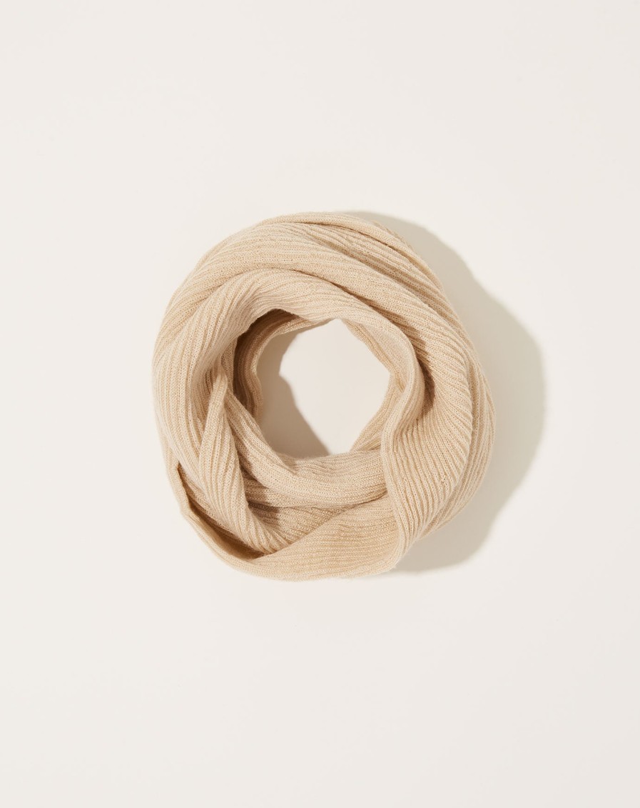 Accessories Nishiguchi Kutsushita | Merino Snood In Beige