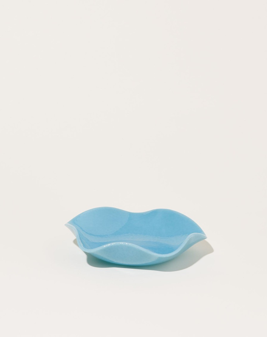 Home Sophie Lou Jacobsen | Small Petal Plate In Periwinkle (Opaque)