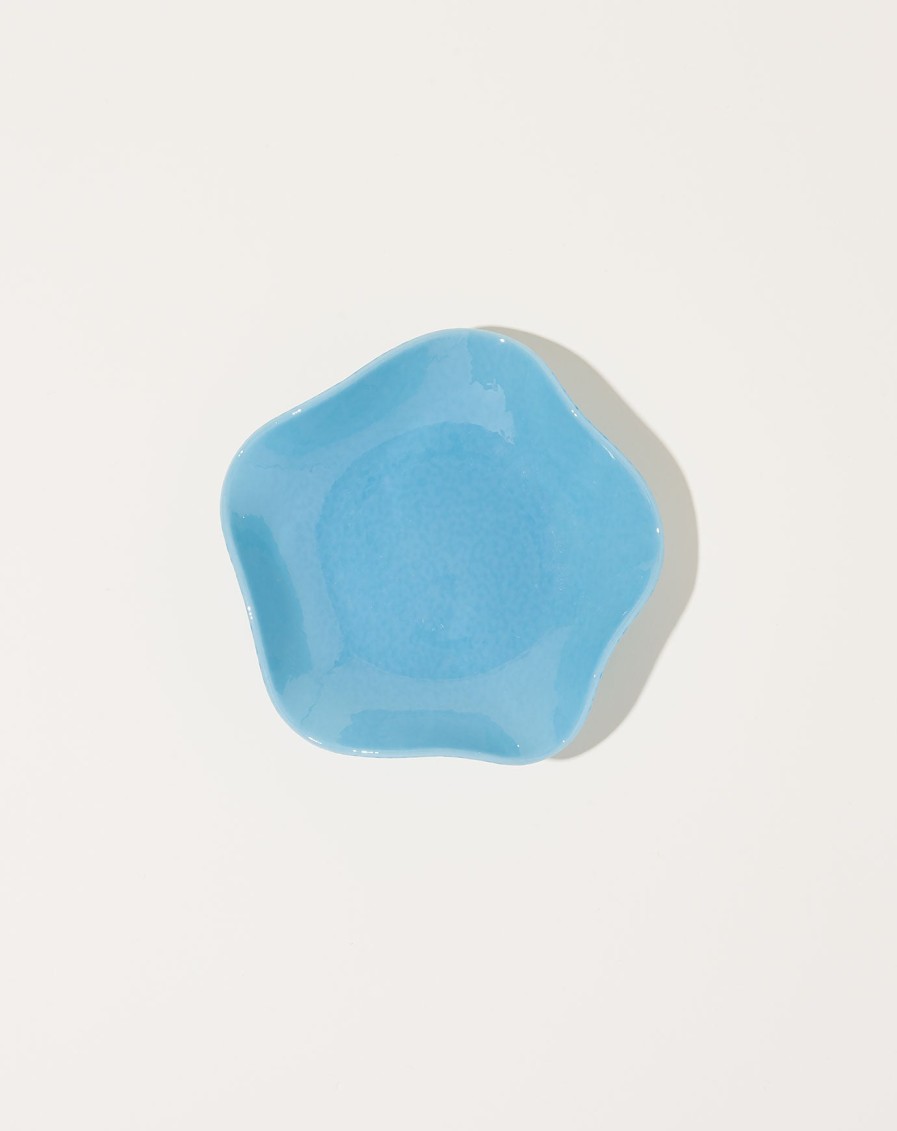 Home Sophie Lou Jacobsen | Small Petal Plate In Periwinkle (Opaque)