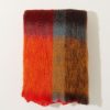 Home Mantas Ezcaray | Mohair Cuadros Throw In Orange