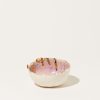 Home Minh Singer | Porcelain Mini Iceland Dish In Pink Aurora With Gold Splatter