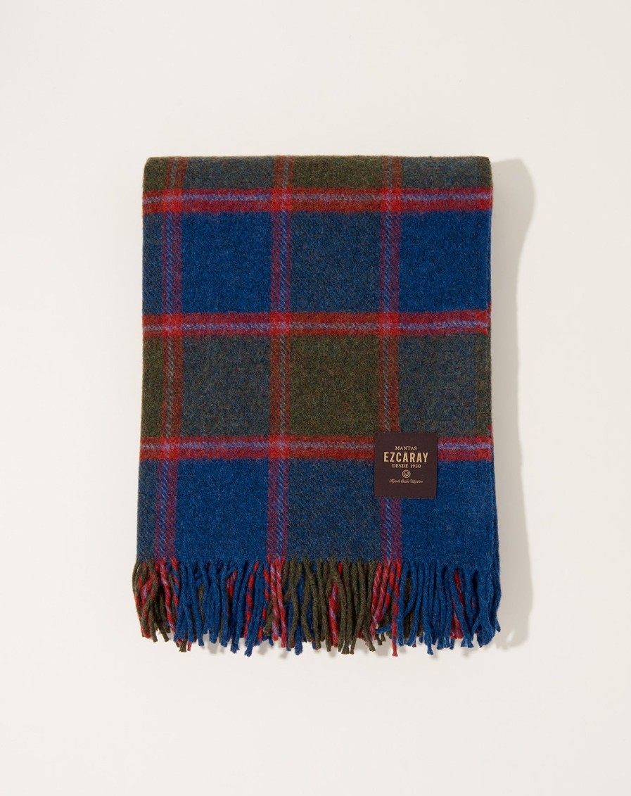 Home Mantas Ezcaray | Shetland Blanket In Blue