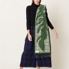 Accessories Henrik Vibskov | Foxy Wool Scarf In Green Beige Cactus Grid