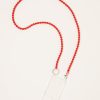 Accessories Ina Seifart | Handykette Iphone Necklace In Red