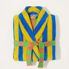 Home Dusen Dusen | Bathrobe In Reef Stripe