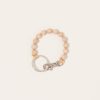 Accessories Ina Seifart | Perlen Short Keyholder In Natural On Beige