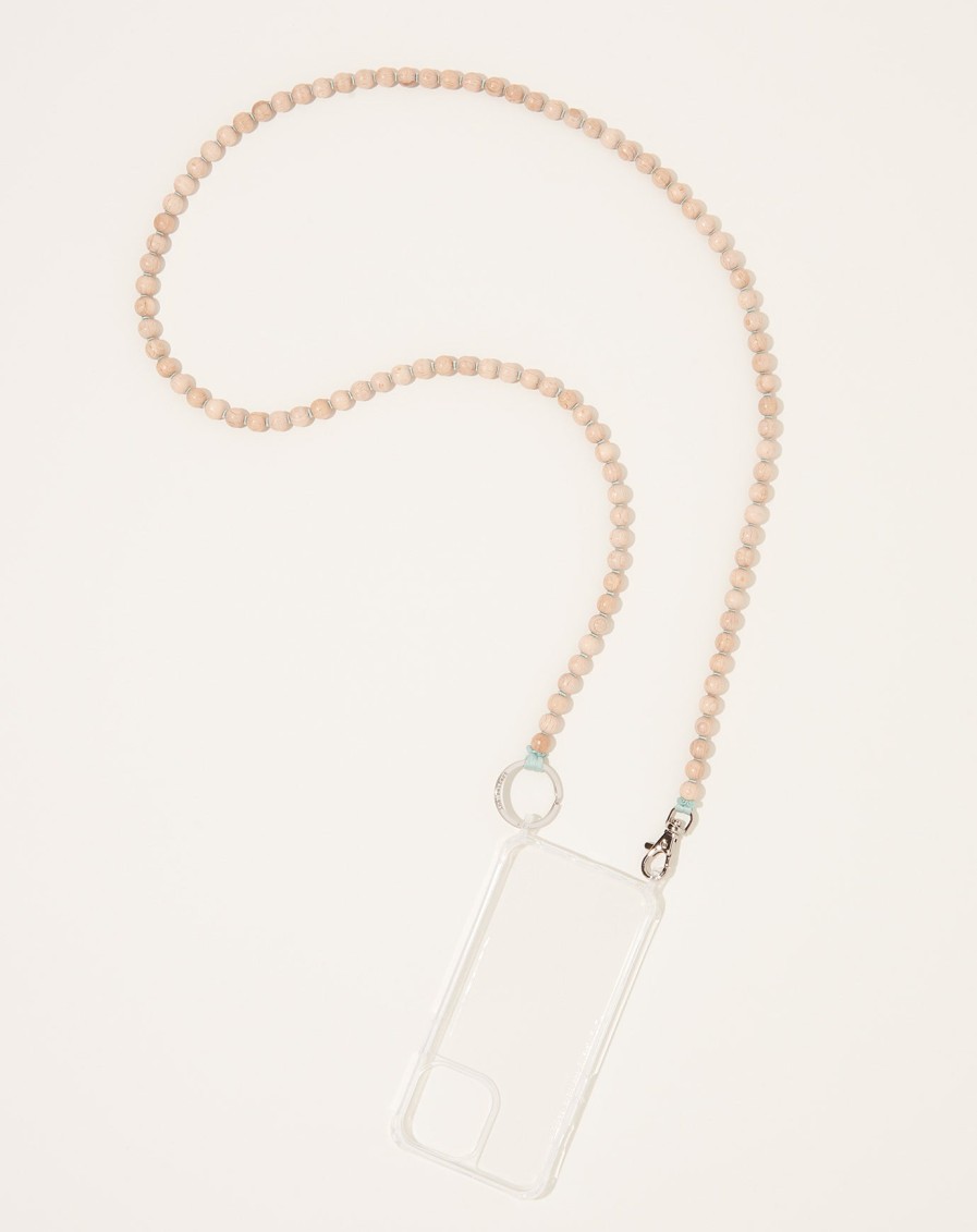 Accessories Ina Seifart | Handykette Iphone Necklace In Natural On Salvia