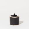 Home Sheldon Ceramics | Farmhouse Spice Jar In Satin Black