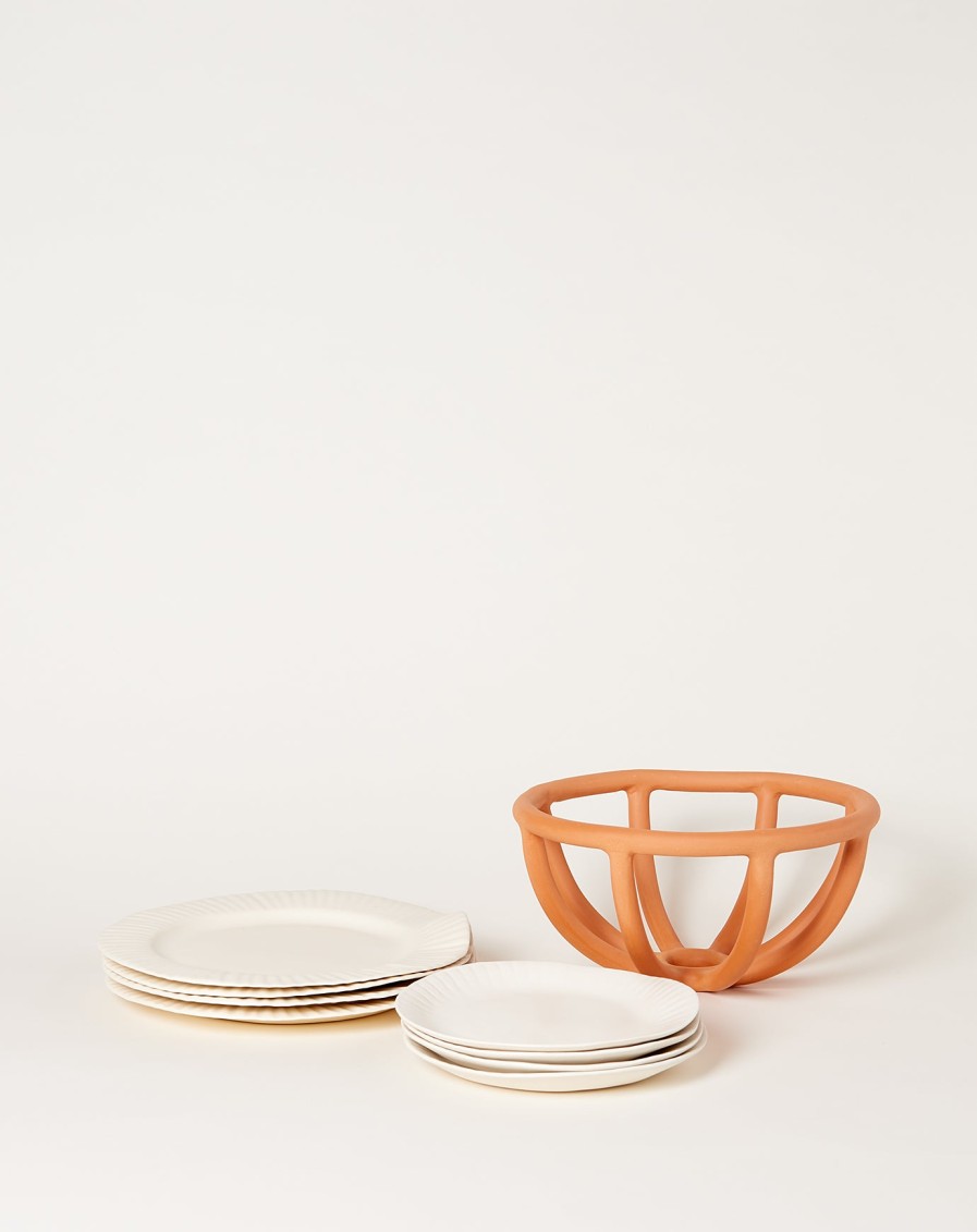 Home SIN | Medium Prong Bowl In Terracotta