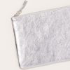 Accessories Comme des Garons | Gold Line Wallet Zip Pouch In Silver