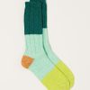 Accessories Kapital | 56 Yarns Linen Grandrelle Socks In Green