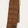 Accessories Taion | Reversible Mountain Down X Boa Scarf In Light Brown & Beige